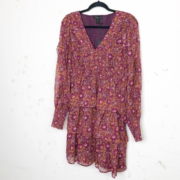 HOUSE of Harlow 1960 tiered floral mini dress - Picture 11 of 13